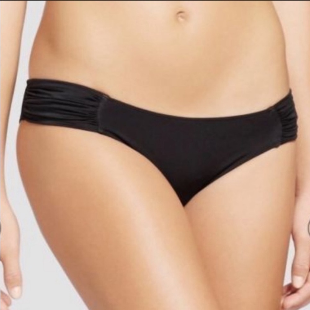 NWOT Shade & Shore Side Shirred Bikini Bottom Med